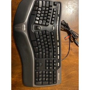 Microsoft Natural Ergonomic Keyboard 4000 V1.0 USB Wired KU-0462 Tested